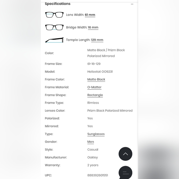 Oakley™ Heliostat OO9231 923102 61 - Matte Black - Picture 2 of 9